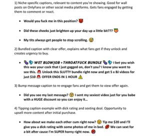 OnlyFans Ultimate Captions | Divafluence